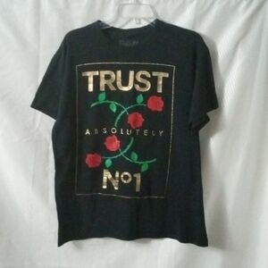 Popular Poison Women's TShirt size L Black Pre-owned